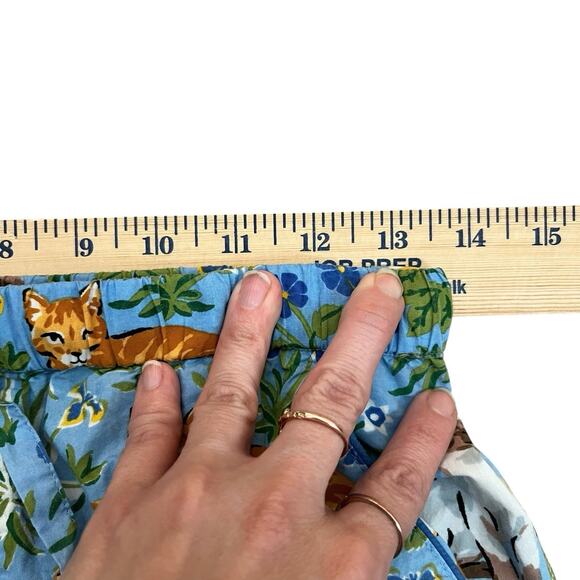 Printfresh Blue and Green Animal Print Pajama Pants - Picture 8 of 8